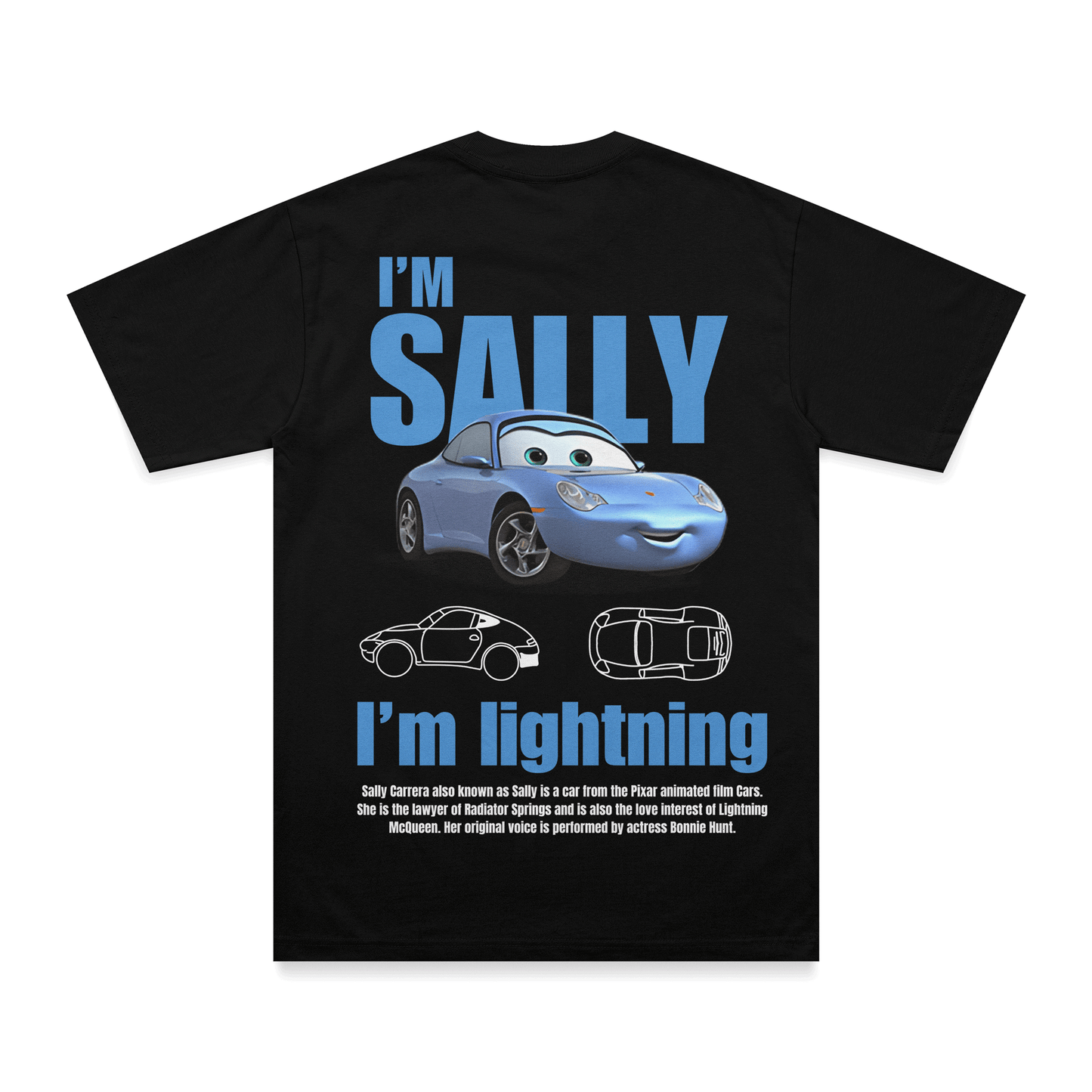 Playera Cars | Sally |Couple - Espalda