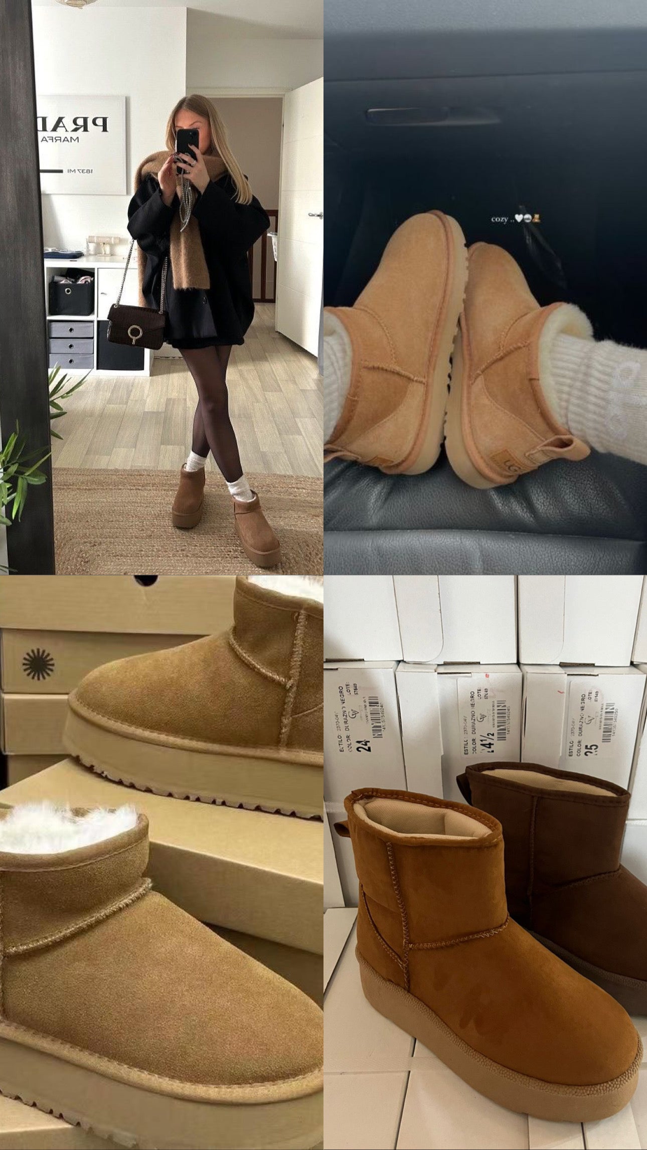 Bota UGG - Dupe - Plataforma