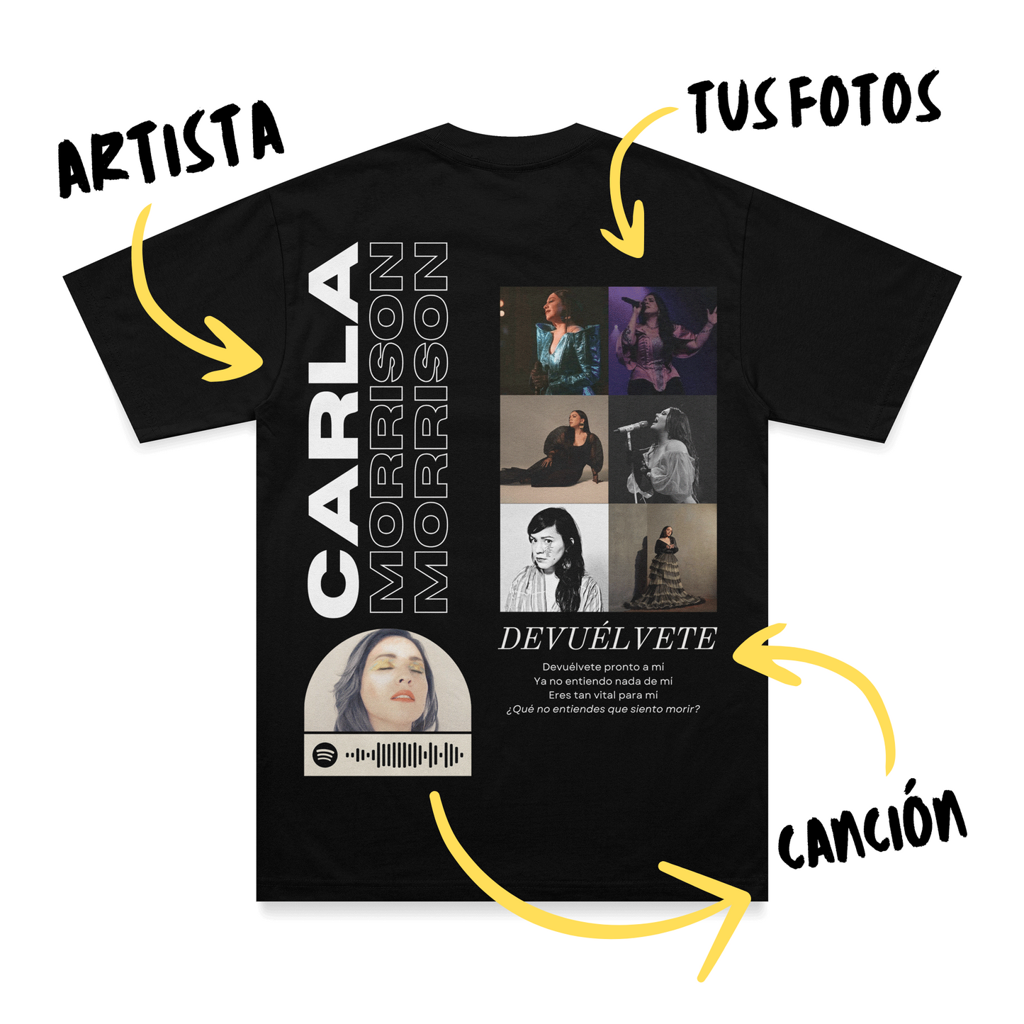 Playera Personalizada - ARTISTA - DISEÑO 1