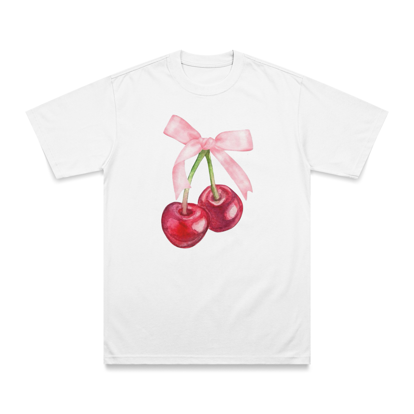 Camiseta "Cherry" - Blanca