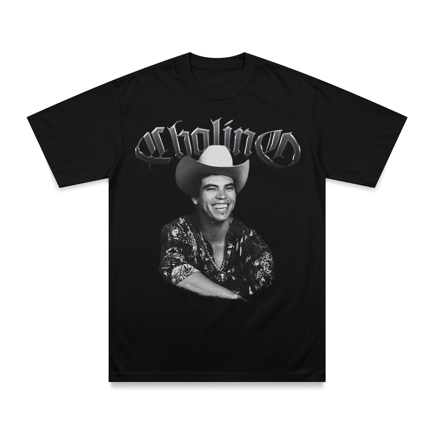 Playera Chalino - Negro