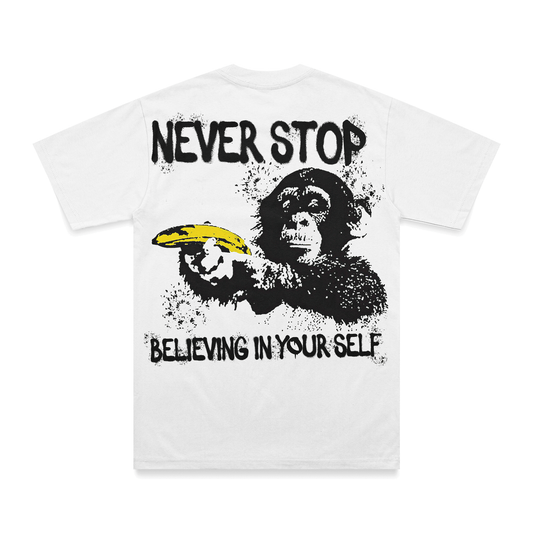 Camiseta Monkey - Blanca