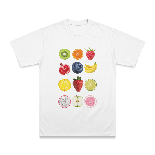 Graphic Tee Frutas - 100% Algodón