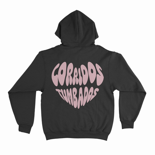 Hoodie Corridos Tumbados - Natanael Cano - Pink