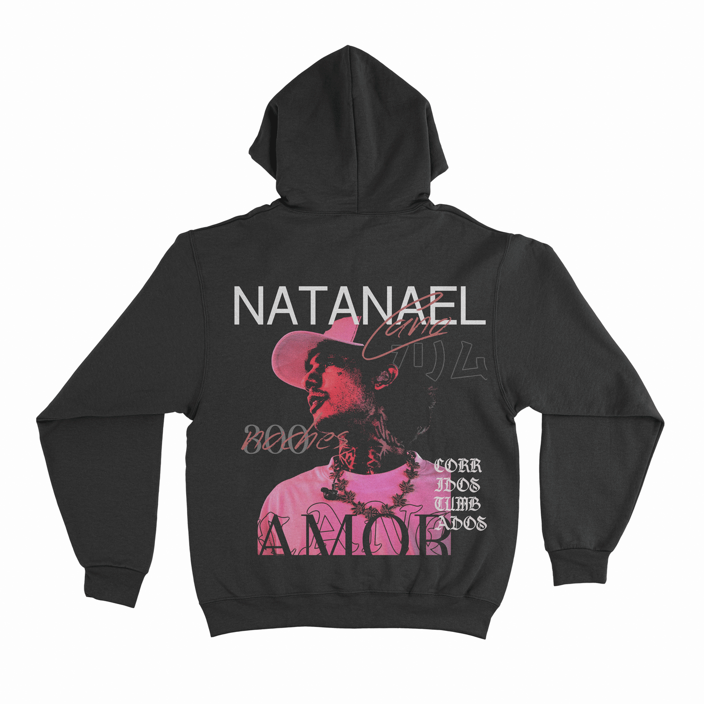 Hoodie Natanael Cano - Negro