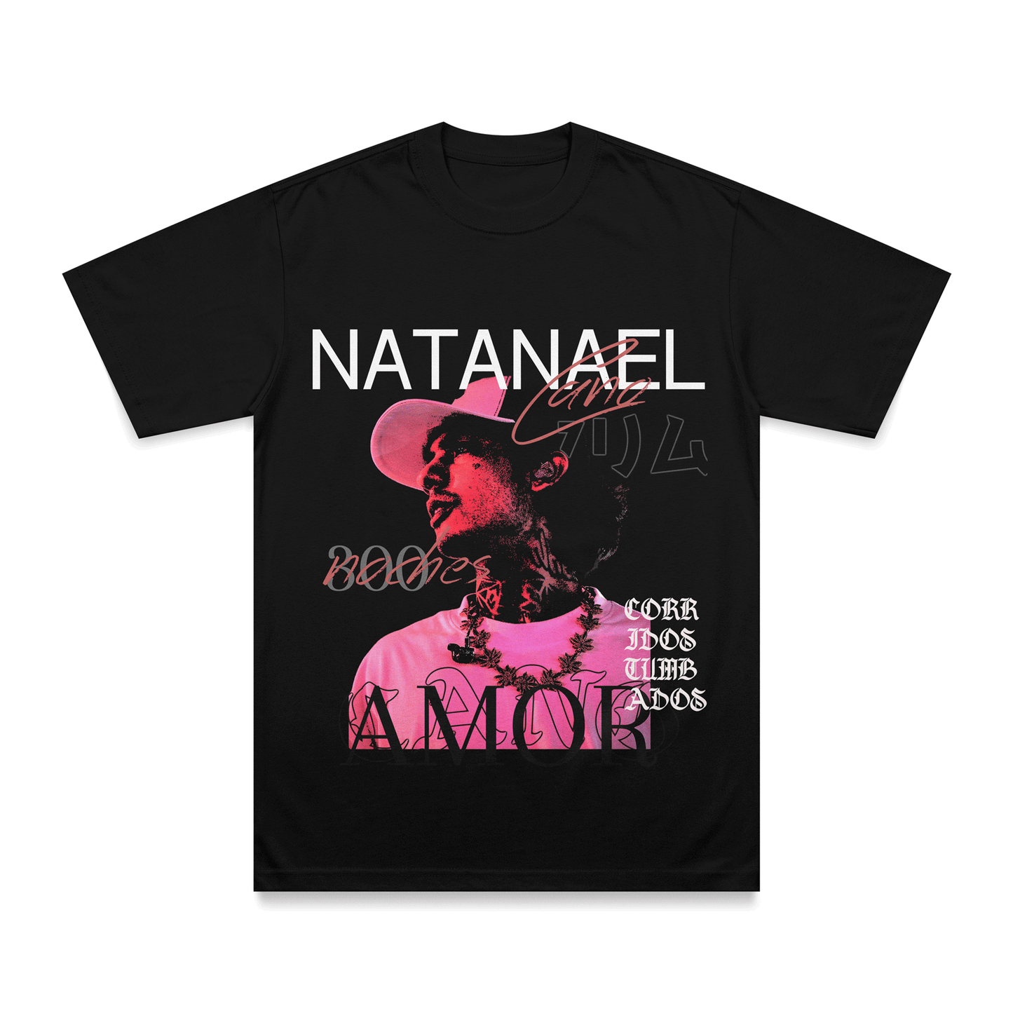 Playera Natanael Cano - Negro