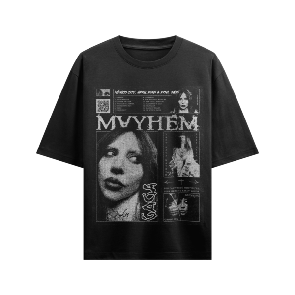 Playera - Lady Gaga - Mayhem - MX 2025
