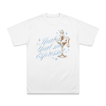 Playera Sabrina Carpenter - That's that me espresso - White