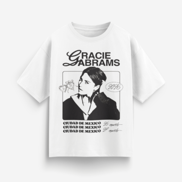 Playera - Gracie Abrams – CDMX 2025