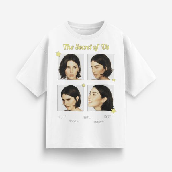 Playera - Gracie Abrams – The Secret Of Us - Tour 2025 - Blanco