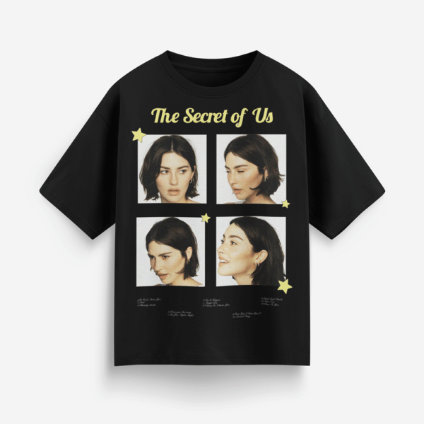 Playera - Gracie Abrams – The Secret Of Us - Tour 2025 - Negro