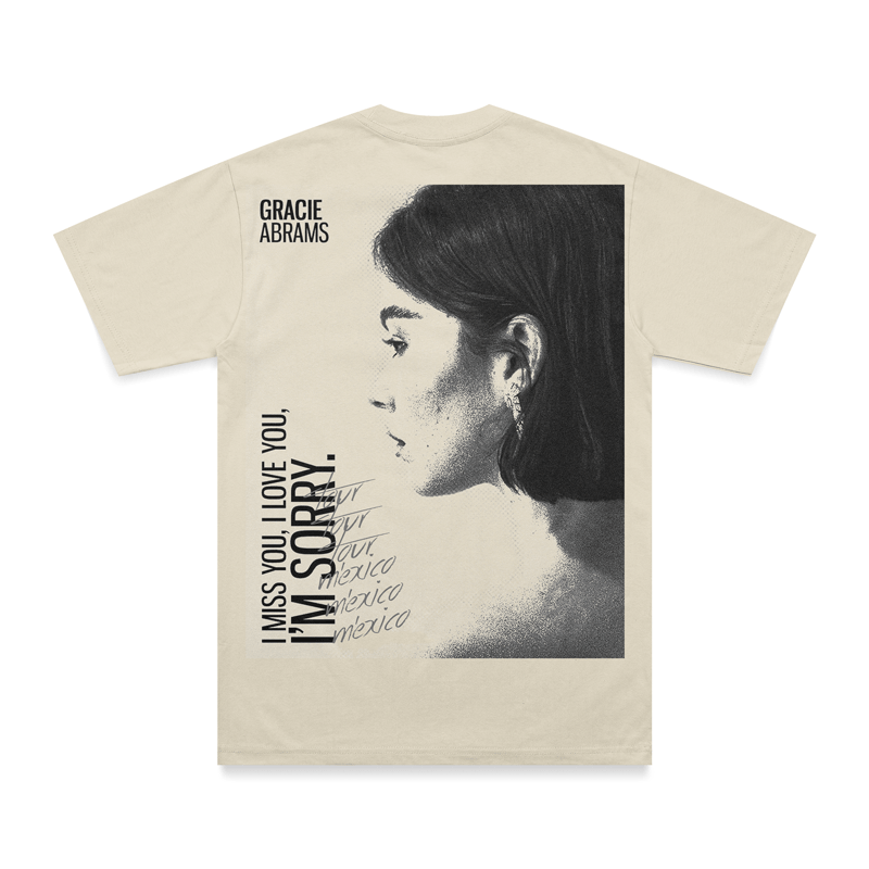 Playera - Gracie Abrams – I Love You, Im... 2025 - Back